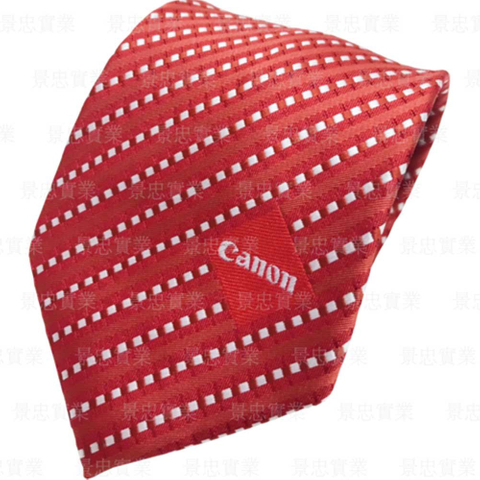 領帶-白方塊線條