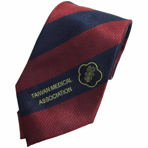 醫師公會領帶-紅藍相間粗線條